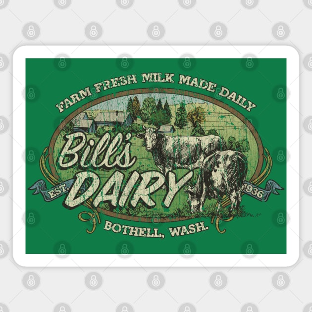 Bill's Dairy 1936 Magnet by JCD666